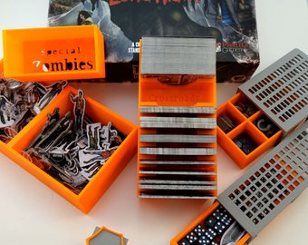 Dead of Winter LONG NIGHT Inserts for board game organization and faster set up, fits in original box