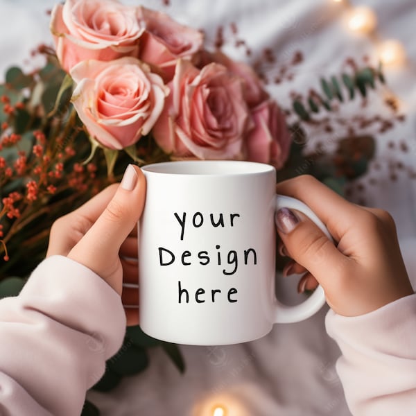 Coffee Mug Mockup Coffee Cup Mockup Romance theme Boho Coffee Cup Mockup Christmas Gift Mockup Mug Holiday mockup Romantic Valentines MockUp