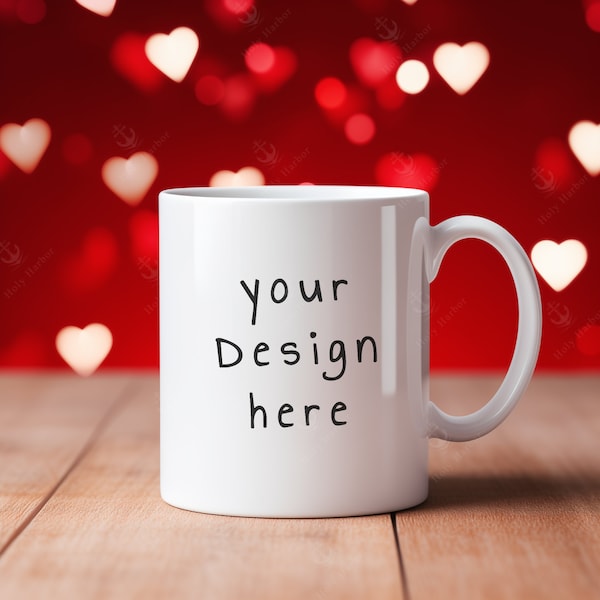 Kaffeetasse Mockup Romantik Thema Mockup Rosen Kaffeetasse Mockup Weihnachtsgeschenk Mockup Urlaub Mockup Liebesthema Valentinstag MockUp Blumen