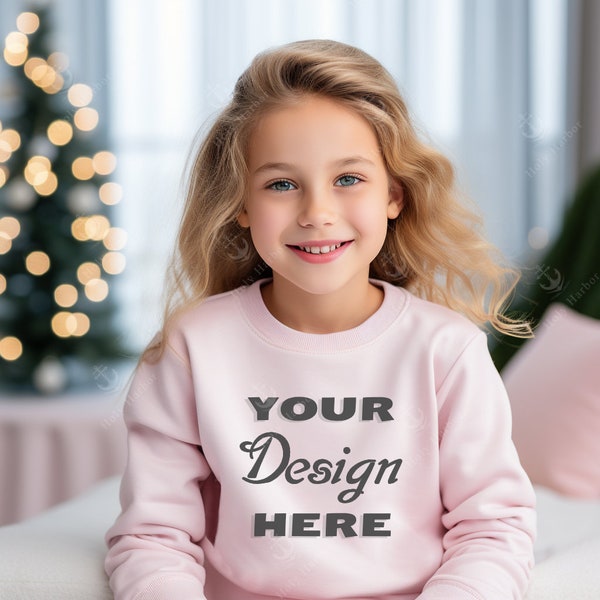 Light Pink Youth Sweatshirt Etsy