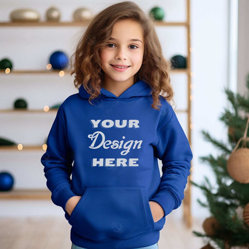 Kids Blue Hoodie Etsy Canada