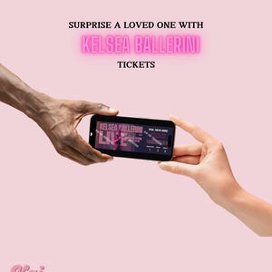 PHYSIKALISCHE UND LAMINIERTE Kelsea Ballerini - Live on Tour - Individuell angefertigte Konzertkarte