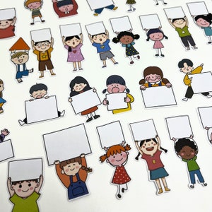 Pegatinas de imágenes prediseñadas para niños de dibujos animados, pegatinas de imágenes prediseñadas para niños, imágenes prediseñadas para niños/niños de la escuela, imágenes prediseñadas para niños dibujadas a mano, regalo/pegatinas para profesores