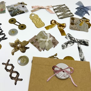 Pegatinas de sellos de efecto vintage, pegatinas de sellado de sobres vintage, suministros para hacer tarjetas, favor de fiesta, pegatinas de planificador de papel antiguo vintage