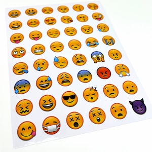 絵文字ステッカー、ラップトップステッカー、プランナーステッカー、ウォーターボトルアクセサリー、Mac 絵文字、感情ステッカー、ジャーナル用品