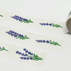 Watercolour Lavender Washi Tape, Romantic Purple Floral Washi, Shabby Chic Washi, Purple Flower Planner Washi, Lavender Lover Gift/Tape