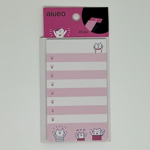 Rabbit/Cat/Panda/Penguin/White Bear Sticky Notepad, Kawaii Animal Sticky Notes, Animals Reminder Notes, Memo Pad Stickers, Cat/Penguin Gift