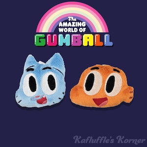 The Amazing World of Gumball Plush Clips | Darwin Gumball