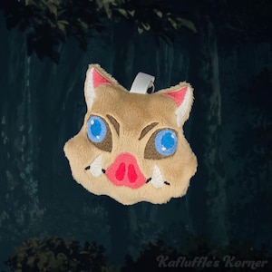 Boar Head Plush Clip | Inosuke Demon Slayer
