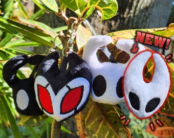 Hollow Knight Silksong Minky Plush Clips | Knight, Shade, Grimm, Hornet, Herrah, Monomon, and Lurien