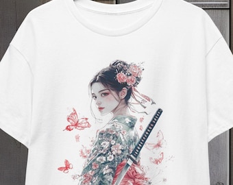 Hanbok Dress Tee, Korean Traditional Fashion Shirt, Floral Pattern Unisex Top, Asian Inspired Clothing, Gift for Culture Enthusiasts, Cotton