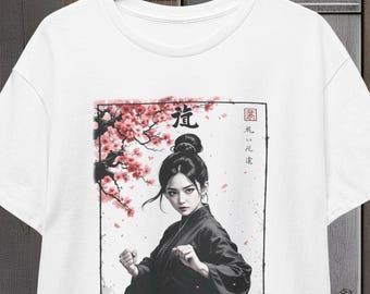 Kung Fu Woman Master Tee, Martial Arts Shirt, Unisex T-Shirt, Asian Inspired Top, Karate Gift, Workout Clothing