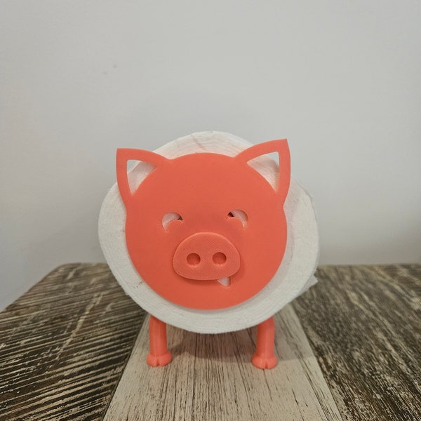 Percy Pig Toilet Roll Holder Bathroom decoration and gift.