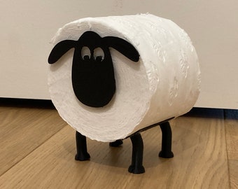 Shaun das Schaf Toilettenpapierhalter Badezimmerdekoration und Geschenk.