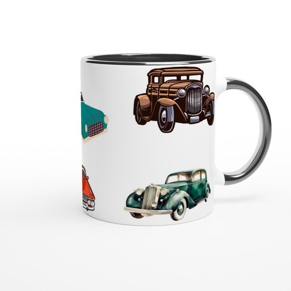 Vintage Antique Mercury Outboard Engine Lineup Mug 11oz by Retro Boater Vintage Antique Mercury Outboard Engine Lineup Mug 11oz by Retro Boater