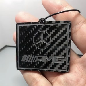 Tail Badges Brabus Roket style White and carbon for Mercedes-Benz G Class