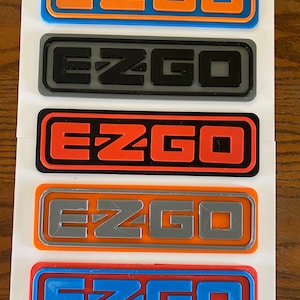 EZGO, Yamaha, Club Car Golf Cart Emblems, Nameplates and Badges