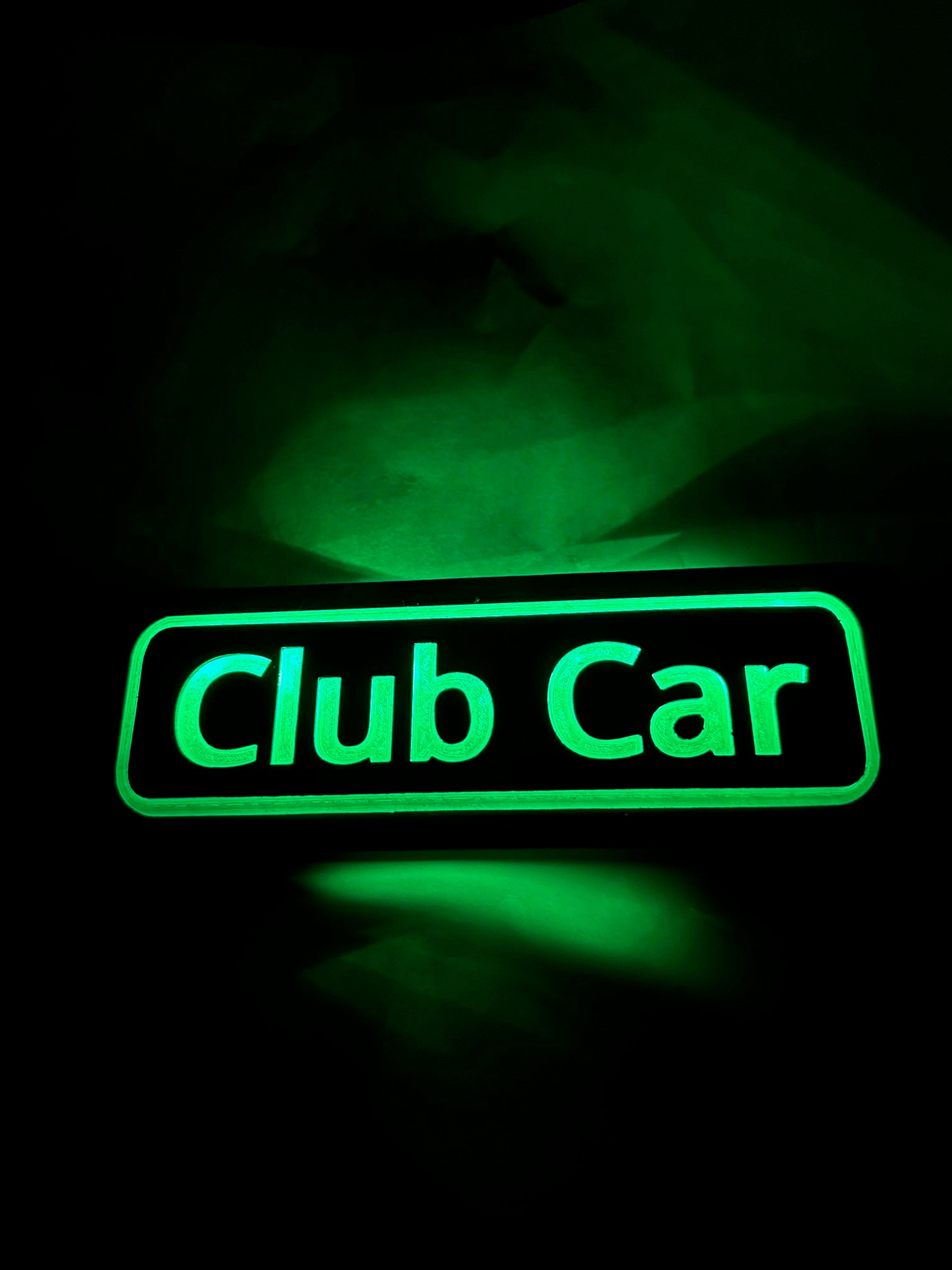 Upgrade Your Club Car DS with a Unique Golf Cart Emblem - Personalized  engraved and measuring 17-3/4 inches by 2-1/4 inches