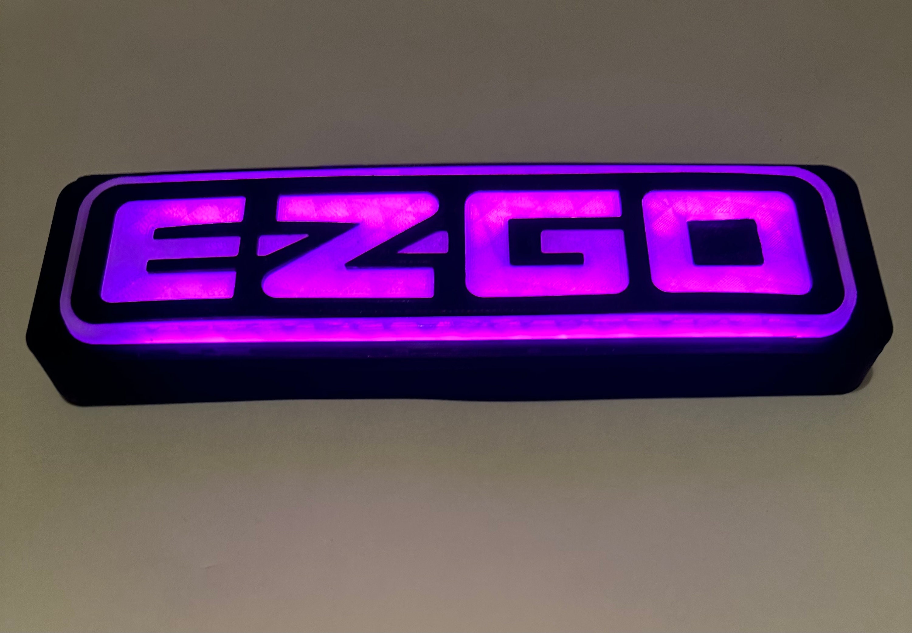 Ezgo Rxv Sticker EZGO Golf Cart TXT, RXV Purple Led Emblem, Logo, Nameplate, Sticker - Etsy