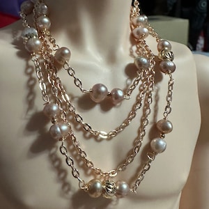 SD13+ BJD Lavender Pearl Necklace