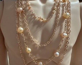 SD17+ BJD Pink Pearl Necklace (1)