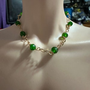 SD MSD BJD Chrome Diopside Necklace