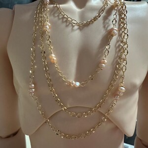 SD17+ BJD Pink Pearl Necklace (1)