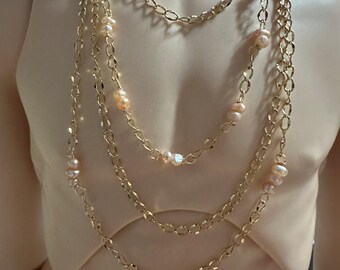 SD17+ BJD Pink Pearl Necklace (1)