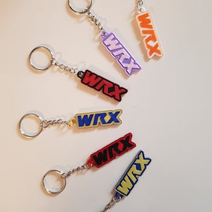 Subaru WRX keychain, 3D printed PLA gift idea