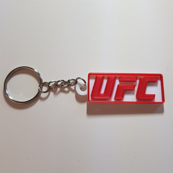 UFC key ring, 3D printing gift idea in PLA