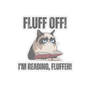 Fluff Off Sticker