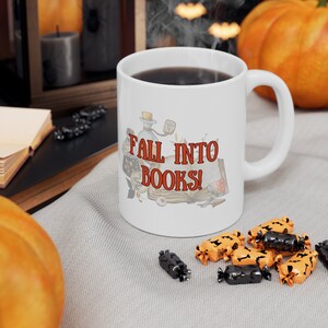 Fall Into Books Ceramic Mug 11oz