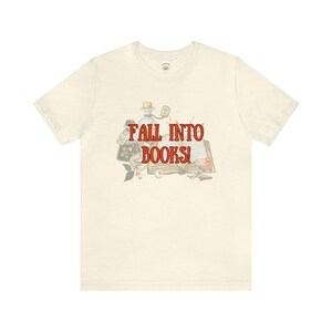 Fall Into Books Short Sleeve Tee