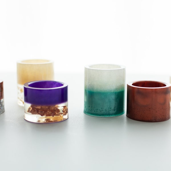 Resin Pillar Candle Holders Etsy