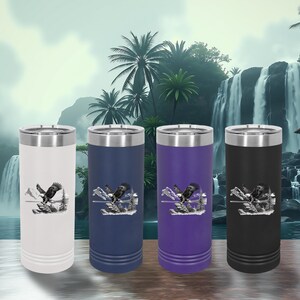 Eagle Skinny Tumbler - Polar Camel 22 oz Stainless Steel Cup with Lid, Double-Wall Insulated Gift for Him, Birthday or Groomsman Gift