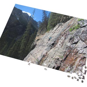 Rotsklimpuzzel, Lake Louise Scenic Mountain Adventure, 30-2000 stukjes, inspirerende uitdaging, buitencadeau voor natuurliefhebbers