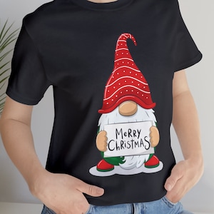 Cute Gnome Christmas Shirt, Merry Christmas Sign, Women Christmas Shirt, Funny Christmas Shirt, Family Holiday Shirt, Christmas Gift, X-mas