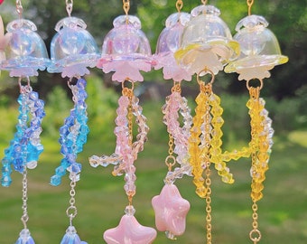 Quallen Ohrringe mit Sternen