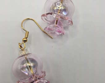 Mond Qualle Ohrringe