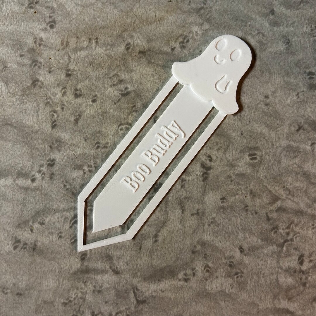 Boo Buddy 3D Printed Bookmark - Etsy