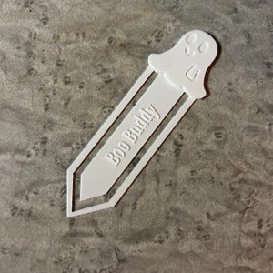 Boo Buddy 3D Printed Bookmark