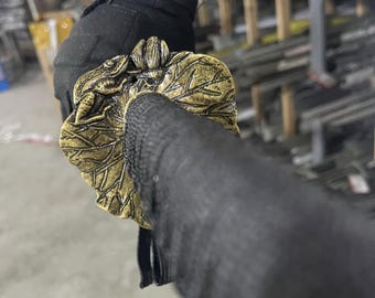 Handmade Katana: T10 Steel Fantasy Sword with Skate Skin Handle