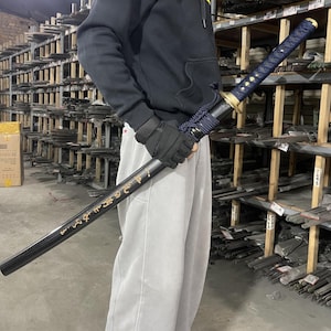 T10 Steel Real Harmon Handmade Samurai Sword Original Design Dragon Theme Samurai Sword Holiday Gift Gift for Friend Boyfriend Father Gift