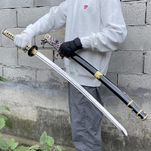 Handmade Katana Japanese Taisho Practice Samurai Sword Suitable Gift for Boyfriend