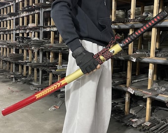 Handmade Katana Original Design Color Clash Style Sword Japanese Samurai Sword Gift for Boyfriend, Husband, Father