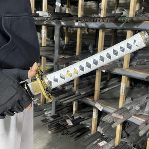 Devil May Cry 5 Handmade Real Japanese Samurai Sword Gift for Boyfriend, Husband, Father Handmade Collectibles