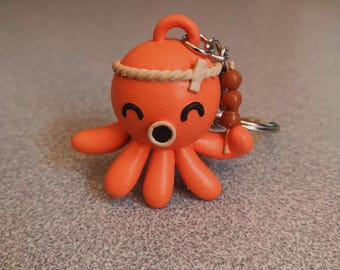 Octopus Takoyaki Keychain (STL File)