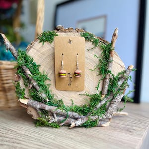 Cheeseburger Earrings