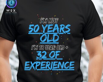 50th Birthday T Shirt Graphics Design Mockup Printable PNG,Happy Birthday Png,50th Mens Birthday,50th Women Birthday,Birthday Sublimation