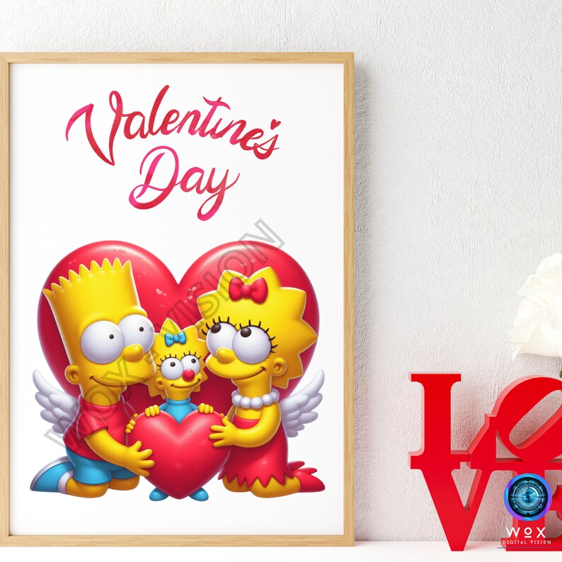 Simpsons Png Clip Art Bundle, Valentine's Day Png Clip Art , S ...